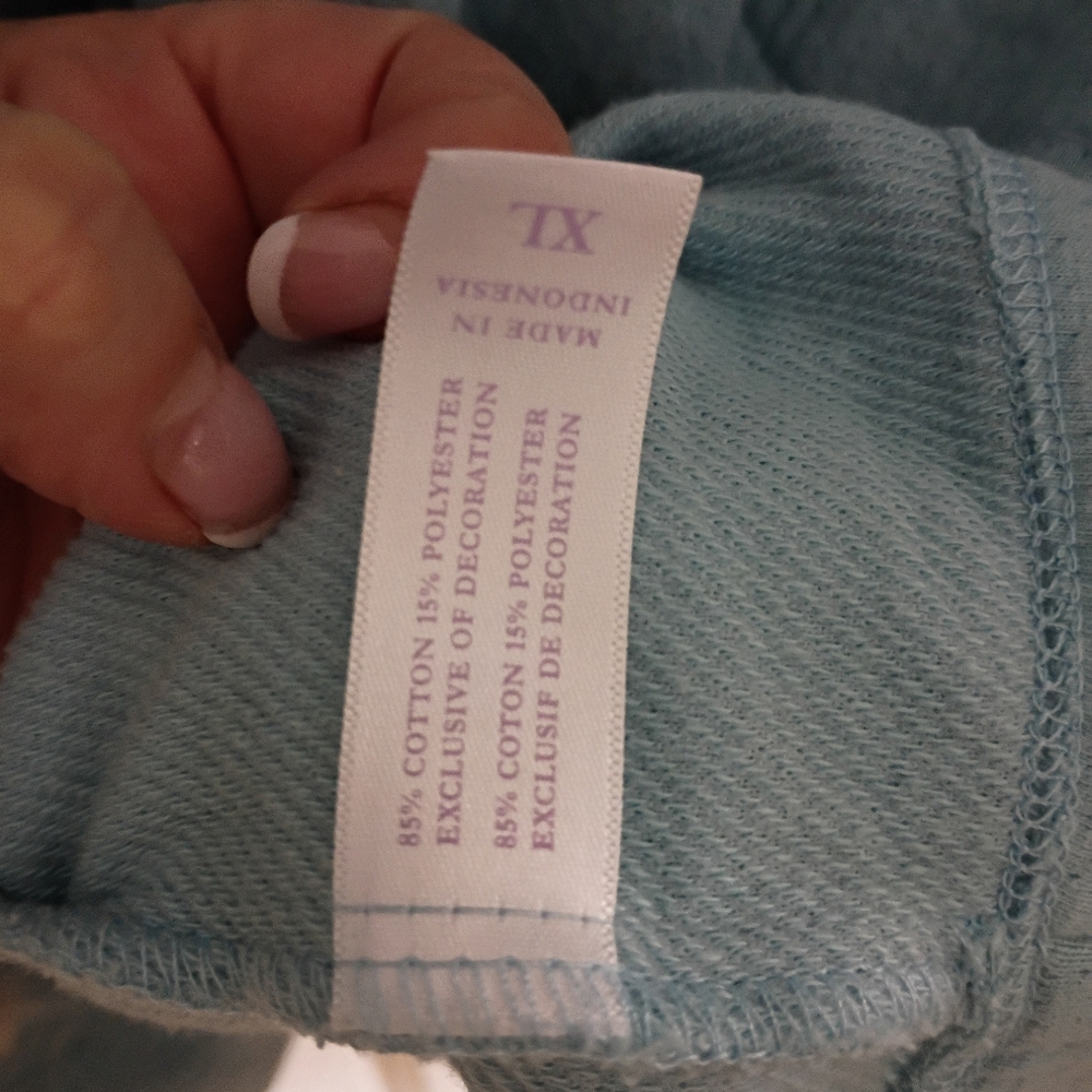 Cozy Carole Hochman Quilted Robe Light Blue Full Zip Midi Housec.good Condition - Picture 8 of 8